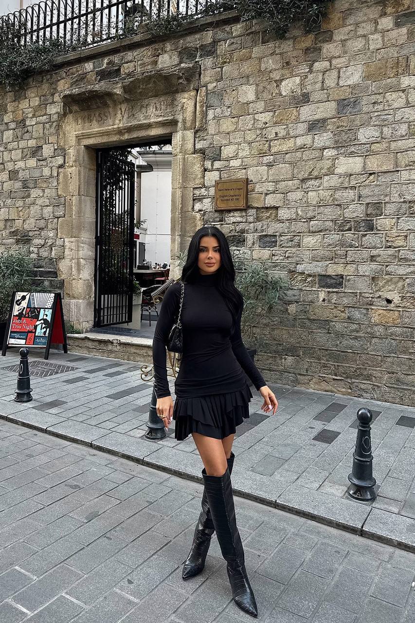 Long Sleeve Mini Dress