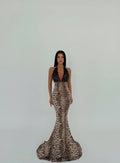 Leopard Pattern Long Dress
