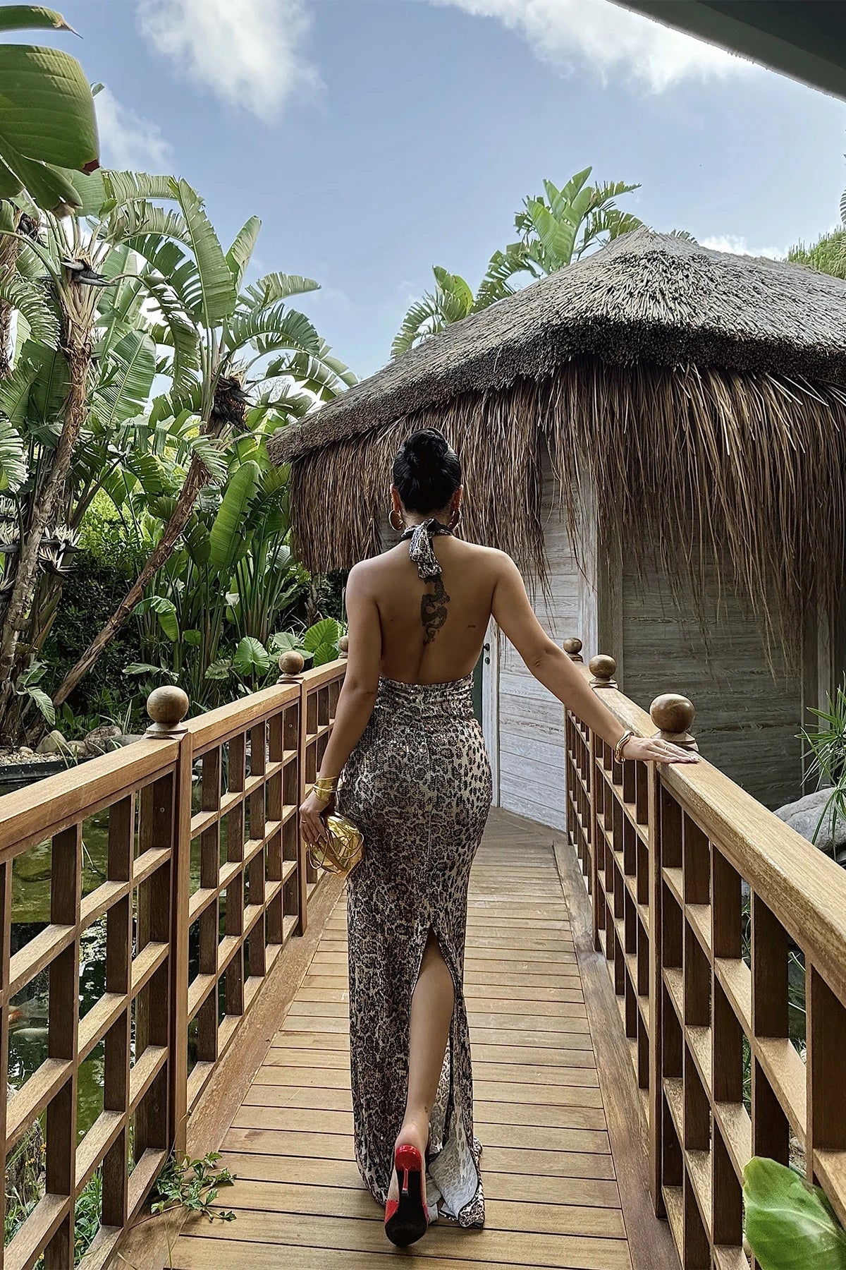 Leopard Pattern Long Dress