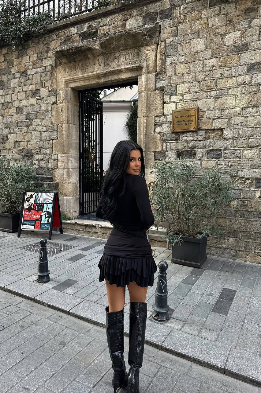Long Sleeve Mini Dress