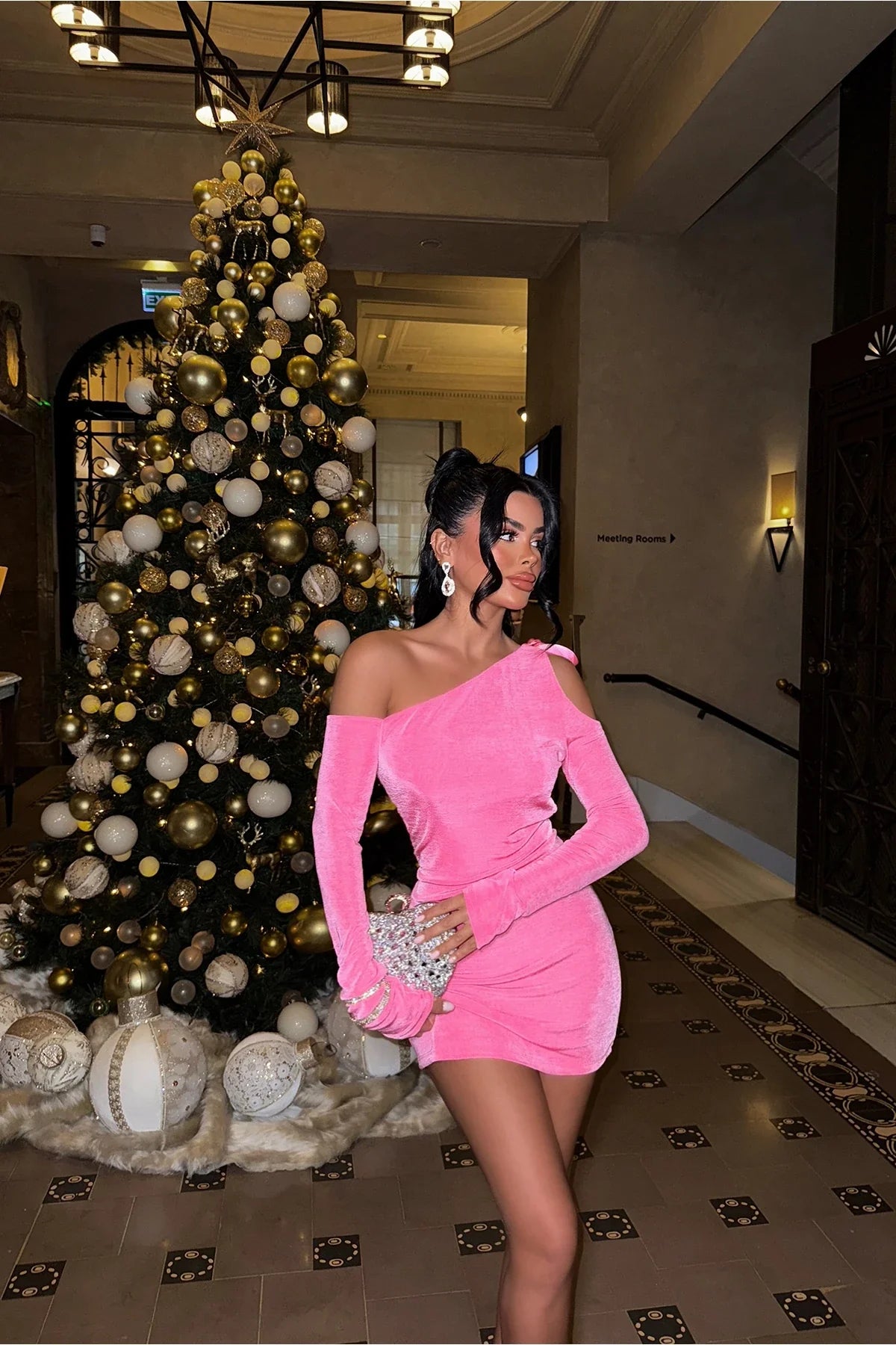 Pink Mini Dress