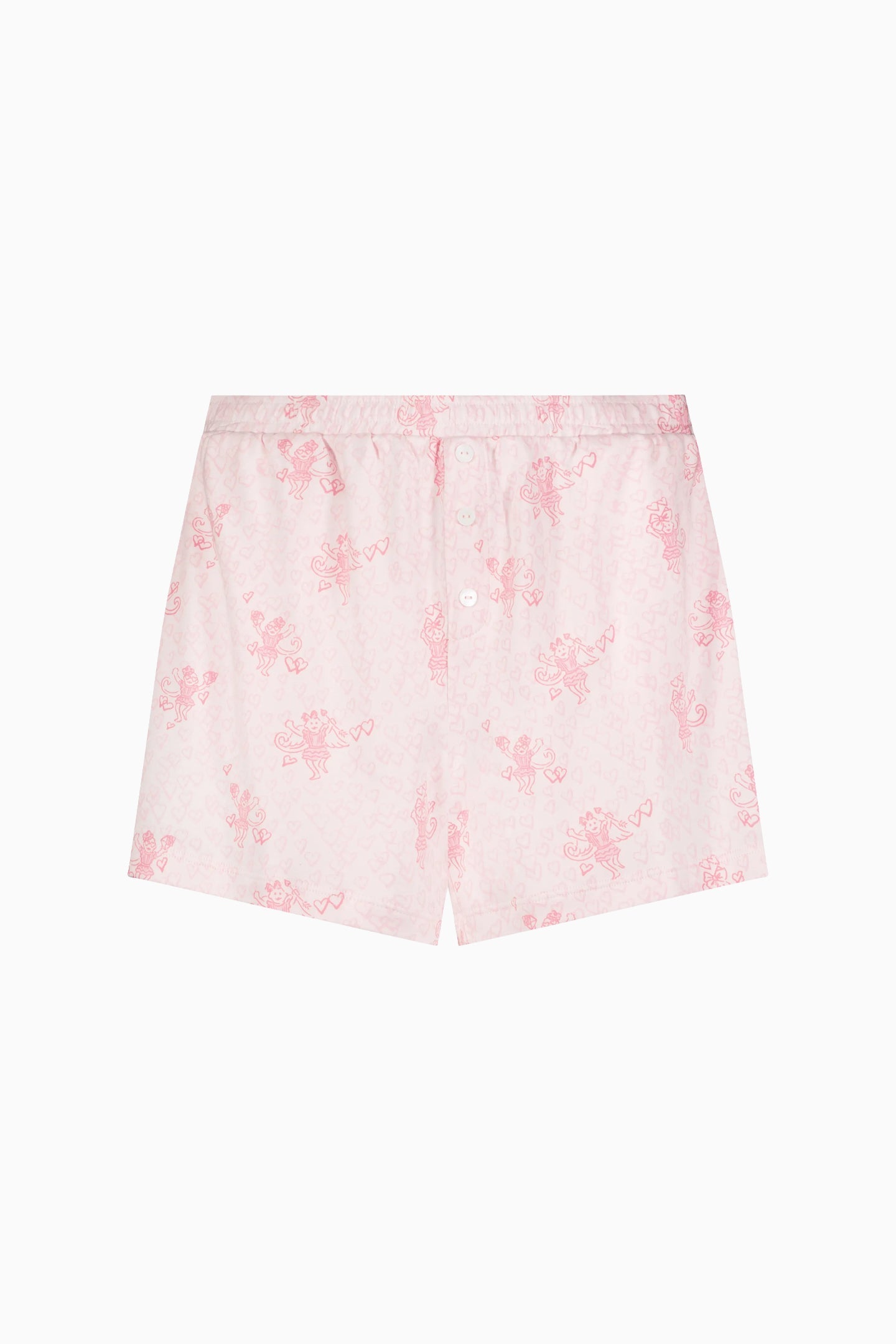 LoveShackFancy x Roller Rabbit Hearts Cami And Boxer Set