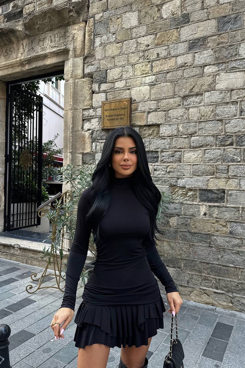 Long Sleeve Mini Dress