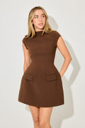 Cap Sleeve Mini Dress