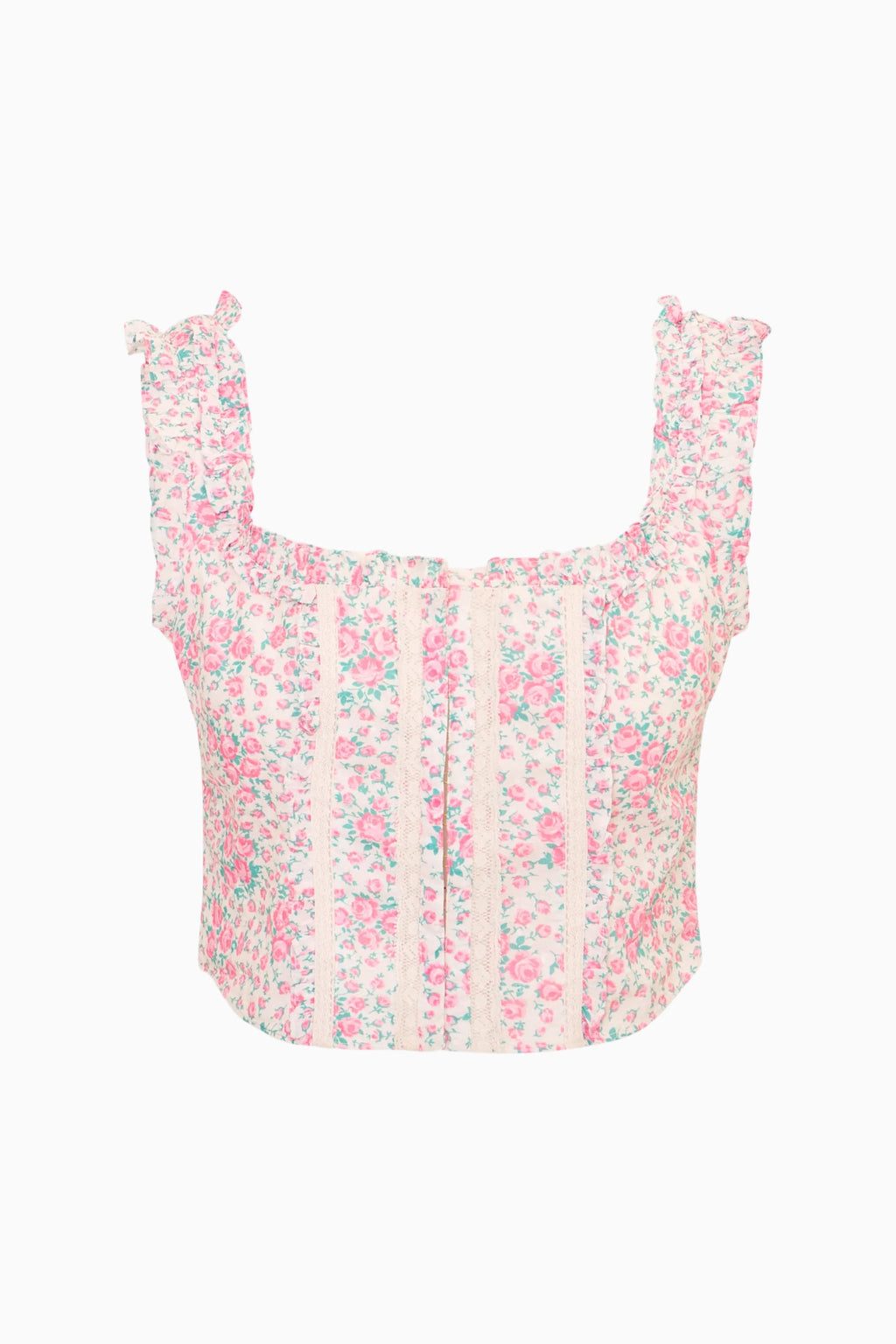 Re-Edition Georgie Floral Cotton Bustier