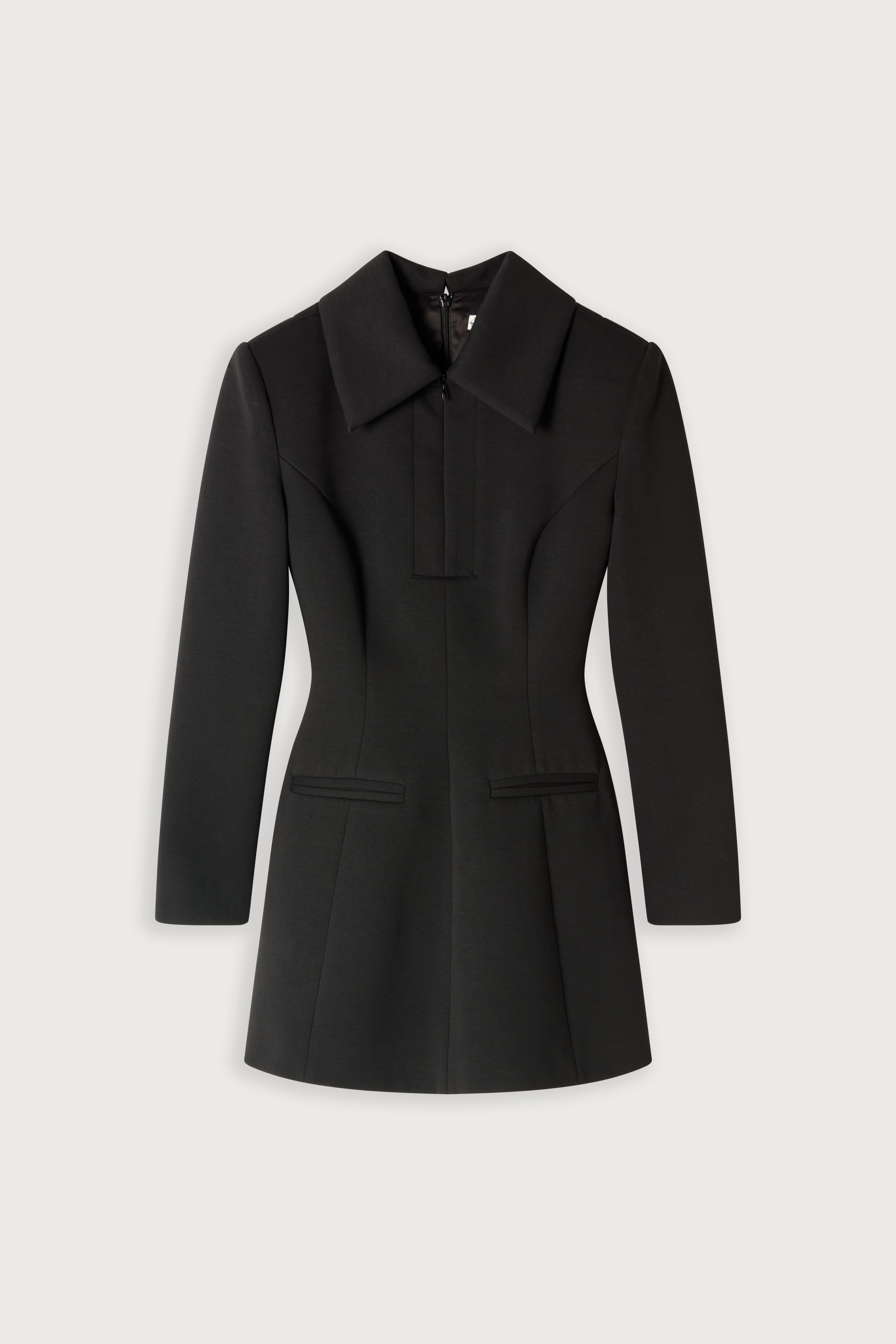 Zip Detail Mini Dress