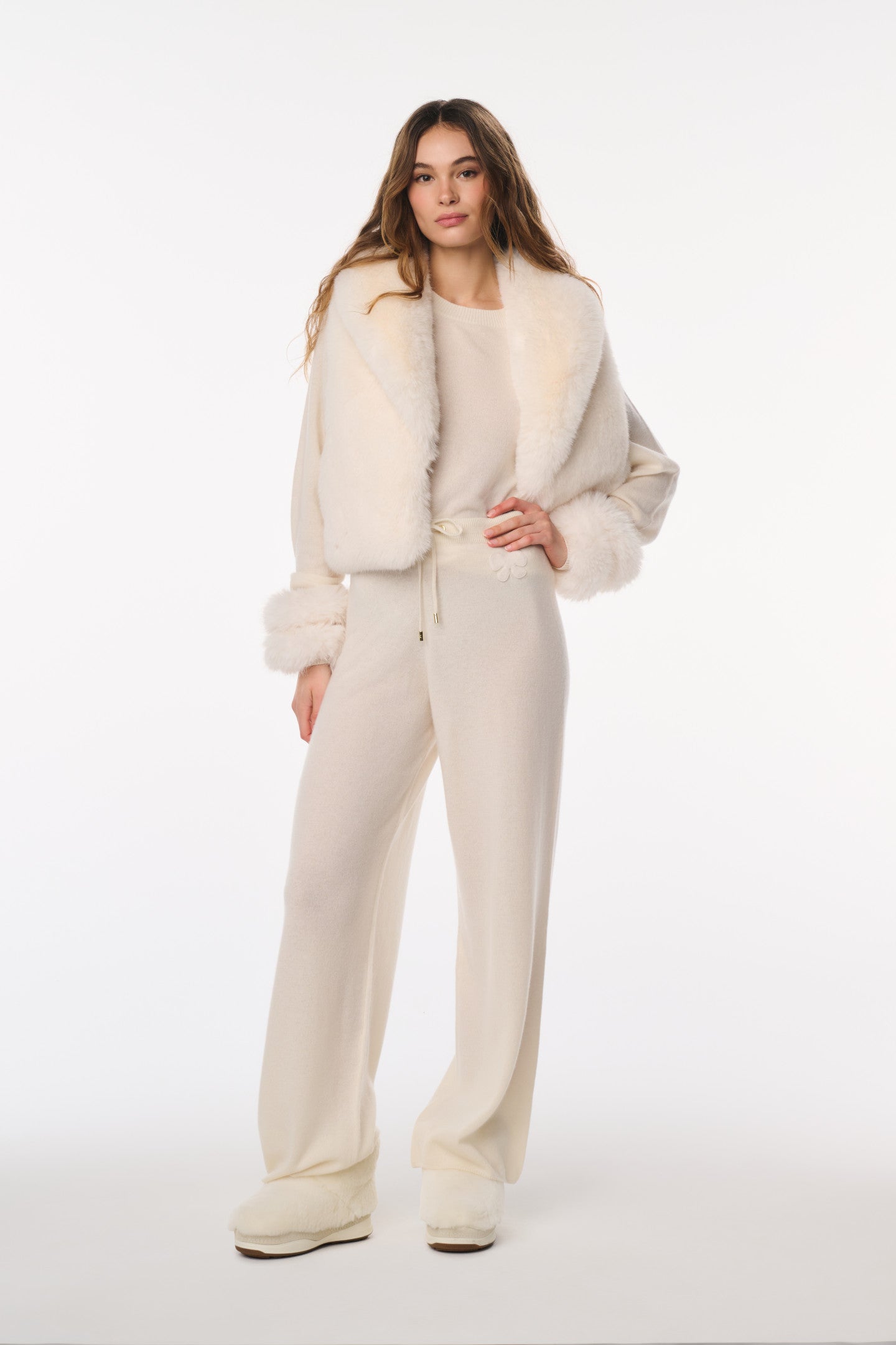LoveShackFancy x MAX&MOI Billie Wool-Cashmere Pant
