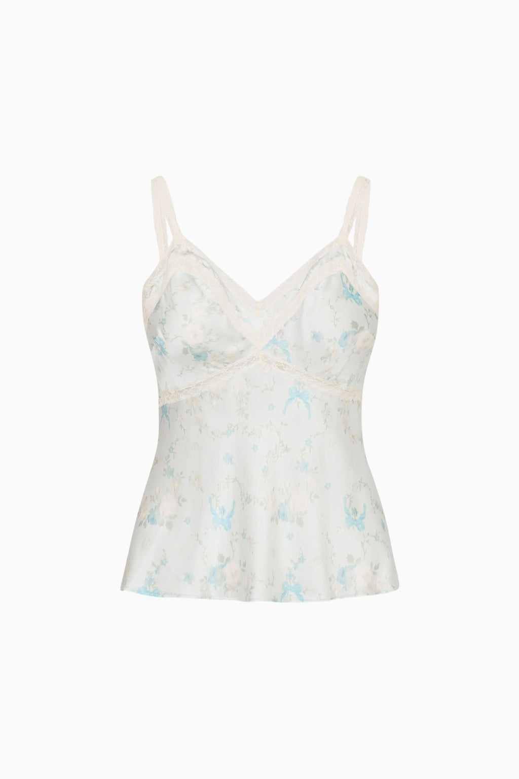 Lirena Silk-Blend Floral Top