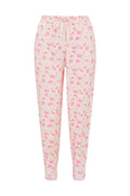 Lolana Floral Cotton Sweatpants - STERLING DUSK