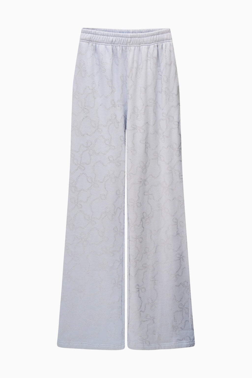 Momo Bow Embellished Fleece Sweatpants