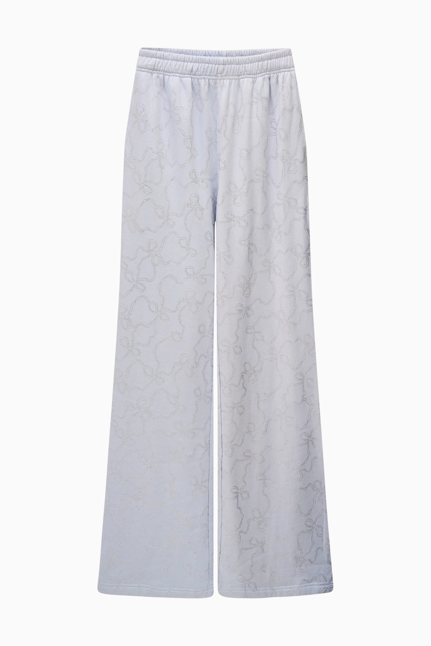 Momo Bow Embellished Fleece Sweatpants
