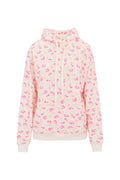 Nacova Floral Cotton Hoodie - STERLING DUSK