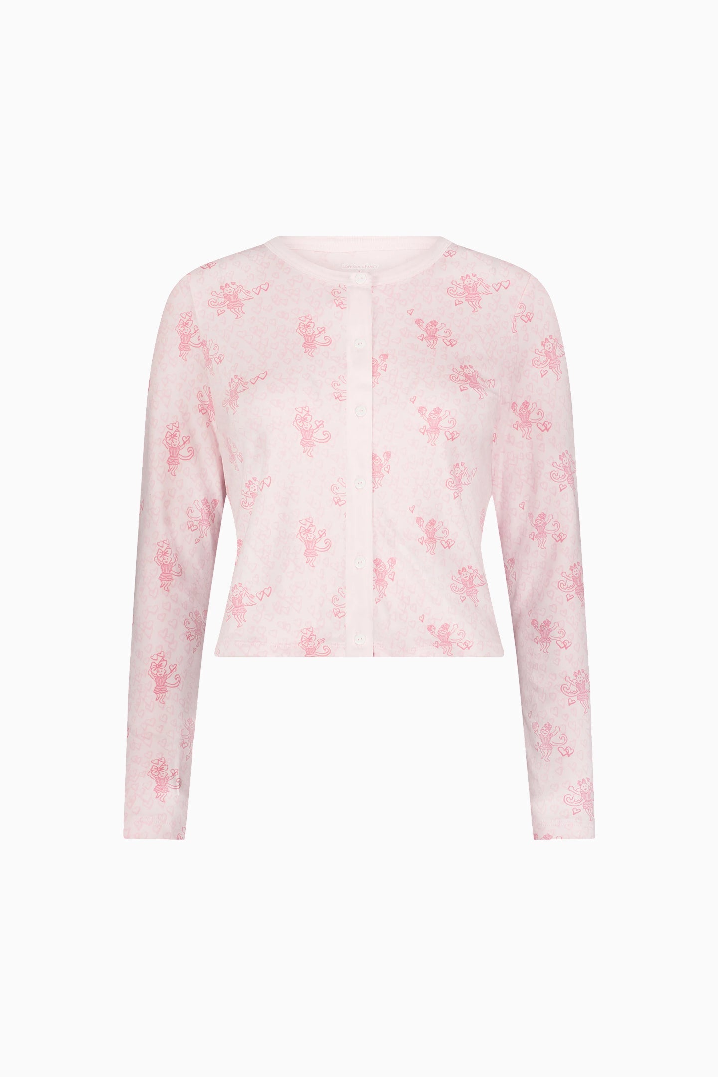 LoveShackFancy x Roller Rabbit Hearts Nessa Cardigan