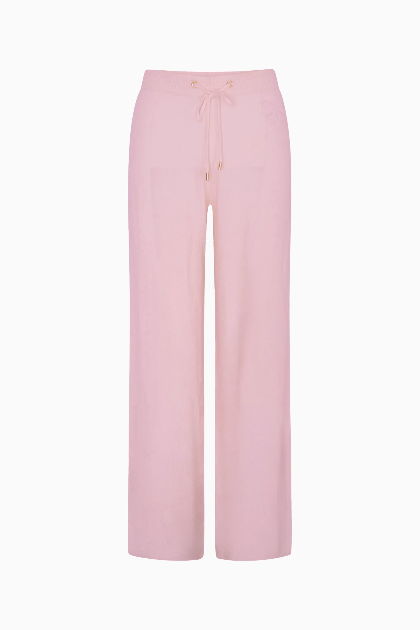 LoveShackFancy x MAX&MOI Billie Pant - PINK CASHMERE AND PINK FUR TRIM