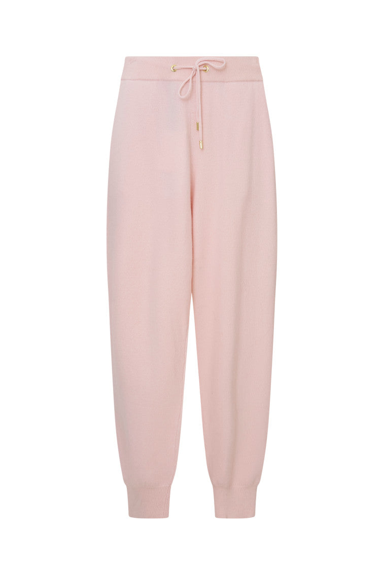 LoveShackFancy x MAX&MOI Bolo Wool-Cashmere Joggers