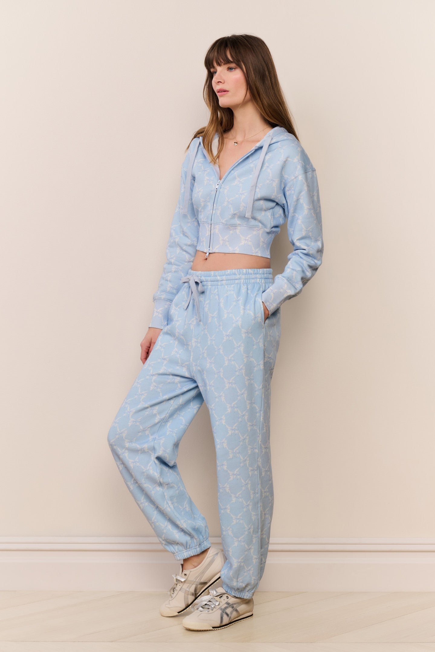 Lillia Bow Print Sweatpant