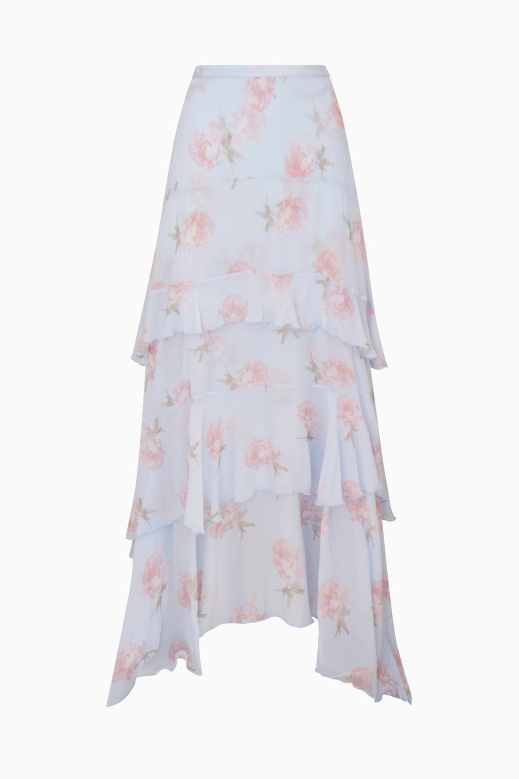 Soleia Floral Chiffon Maxi Skirt