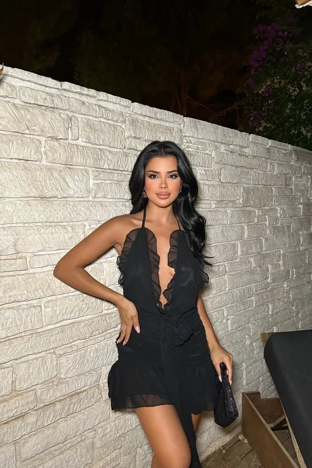 Strap Tulle Dress