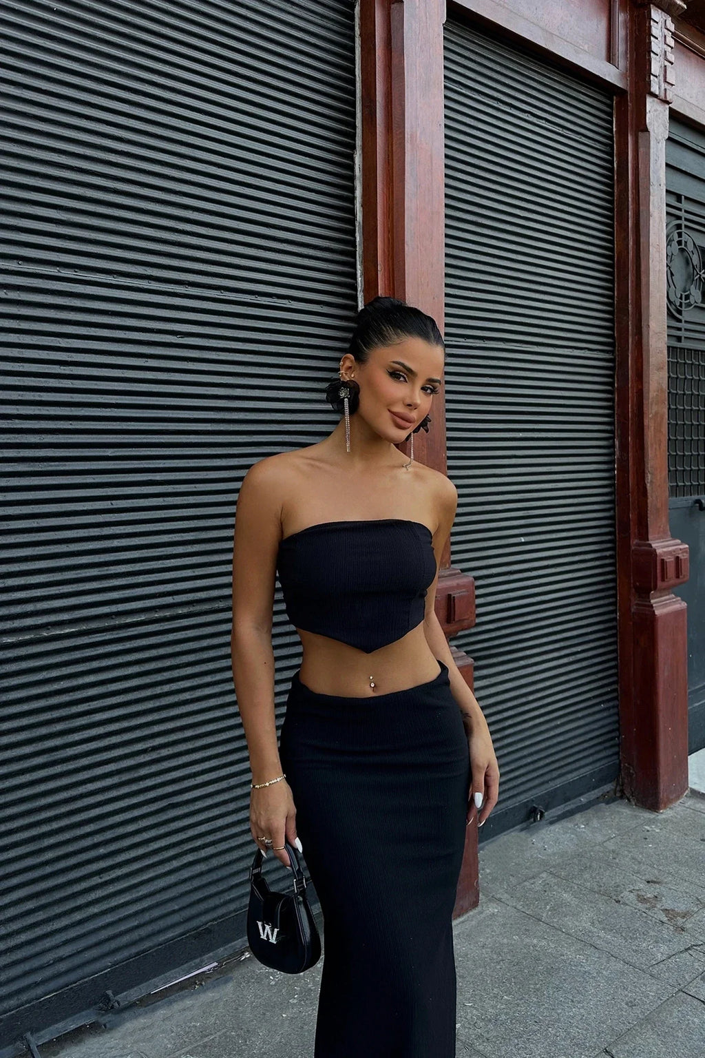 Top and Skirt Suit
