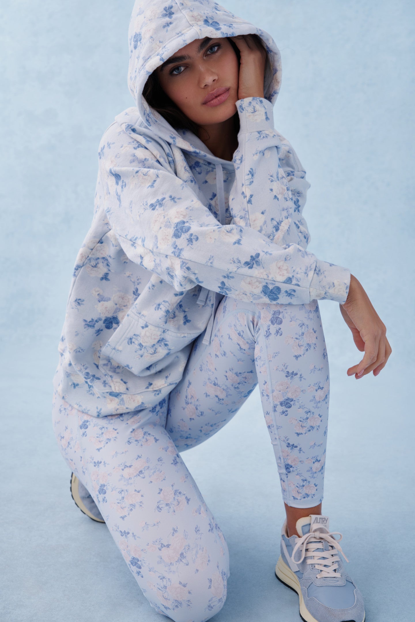 Nacova Floral Cotton Hoodie